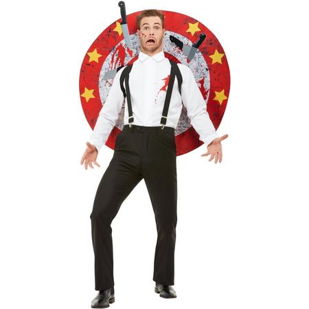 Circus Kostuum | Circusact Messenwerp Set Vierdelig Man | Large | Halloween | Verkleedkleding
